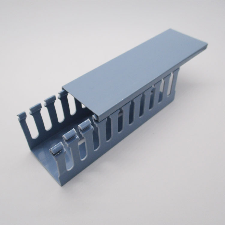 PVC线槽 行线槽 塑料蓝色线槽 电控柜线槽 